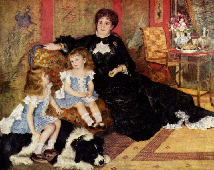 Pierre-Auguste Renoir Mme. Charpentier and her children